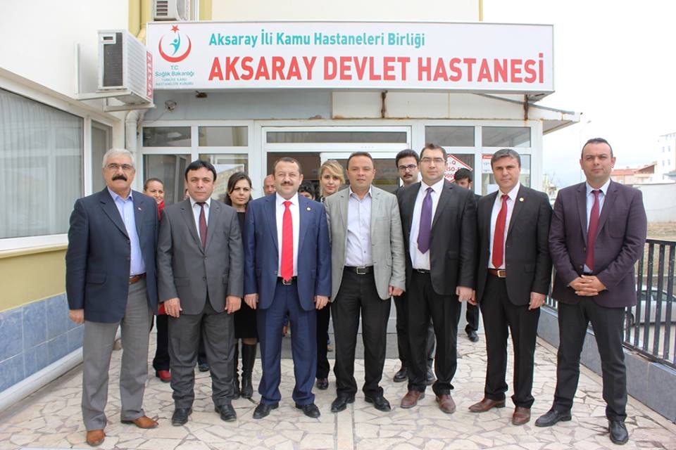 Milletvekili Serdengeçti, Aksaray Devlet Hastanesinde incelemelerde bulundu