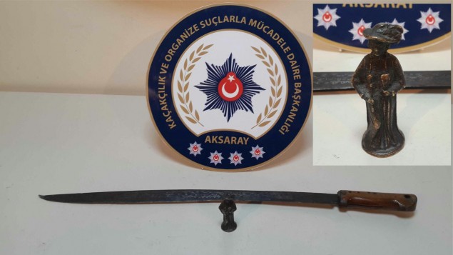 Aksaray’da Tarihi Eser Operasyonu