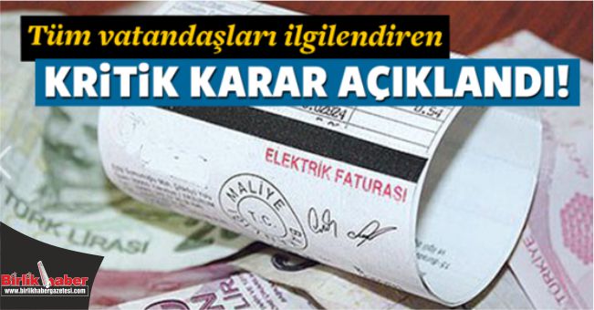 KDK’dan elektrik faturalarıdaki TRT kararı!