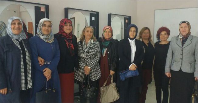Kadın Platformu N.Mehmet Yazıcı Lisesini ziyaret etti