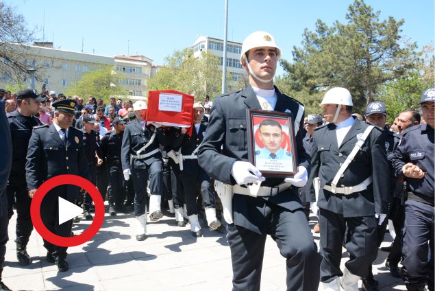 Şehit Polis Sinan Kunduracı Aksaray’da Son Yolculuğuna Uğurladı