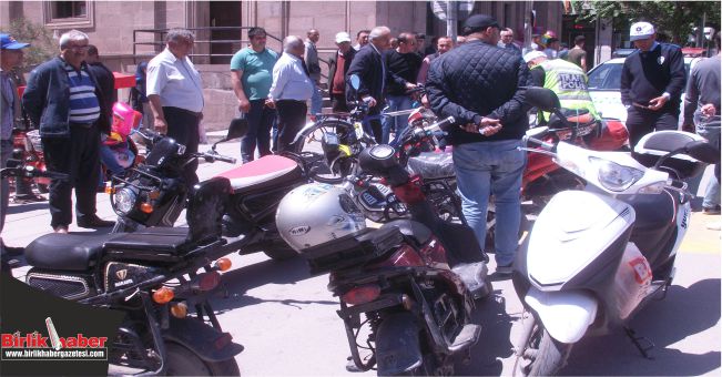 Aksaray’da Elektrikli Motosiklet Uygulaması