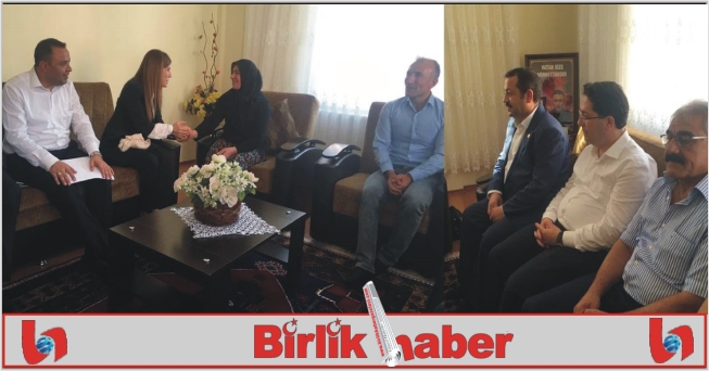 Ak Parti Heyeti, Şehit Ailelerini Ziyaret Ederek Bayramlarını Kutladı