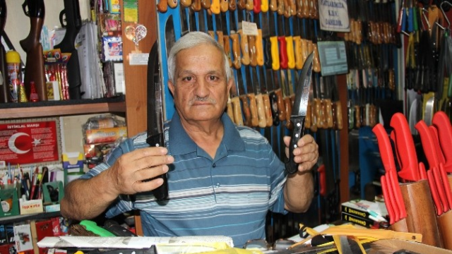 Aksaray’da bıçak satışlarında artış yaşanıyor