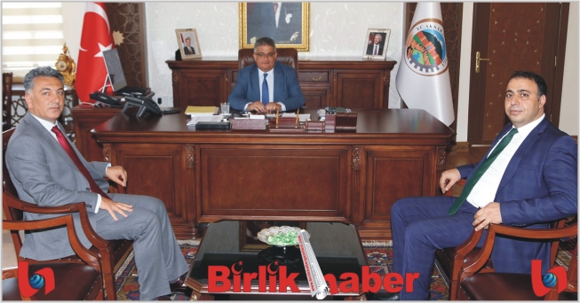 Banka Müdürleri ve Köy Muhtarlarından Vali Pekmez’e ziyaret