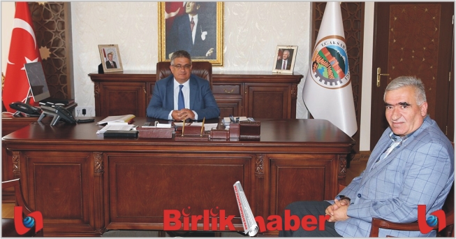 MHP İl Başkanı Kaşlı Vali Pekmez’i ziyaret etti