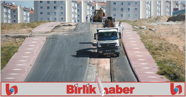 Aksaray Belediyesi Sıcak Asafaltta Hız Kesmiyor