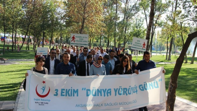 Aksaray’da Sağlıklı Yaşam İçin Yürüdüler