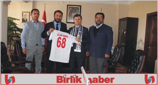 68 Aksaray Belediye Spor emniyet Müdürü Hüneri ziyaret etti