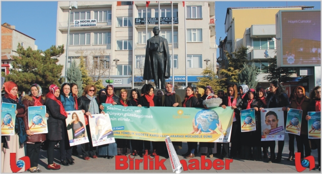 AK Partili kadınlardan Kadına şiddetle mücadele