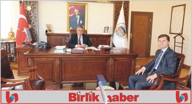 Aksaray’ın Yeni Emniyet Müdürü Vali Pekmez’i ziyaret etti