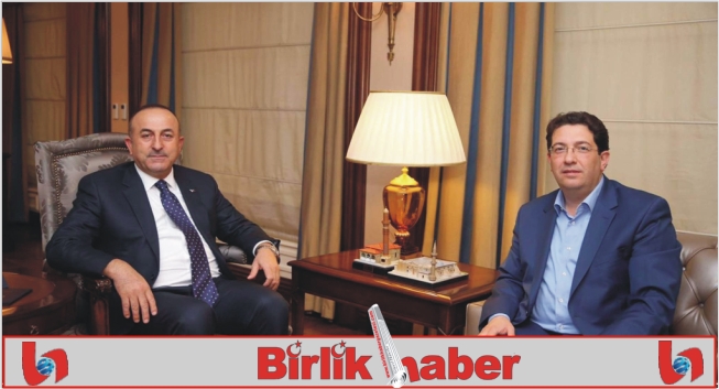 Başkan Yazgı, Dışişleri Bakanı Çavuşoğlu’nu Ziyaret Etti