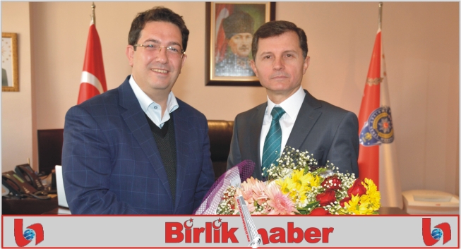 Başkan Yazgı, Yeni Emniyet Müdürü Hüner’e Hayırlı Olsun Ziyareti