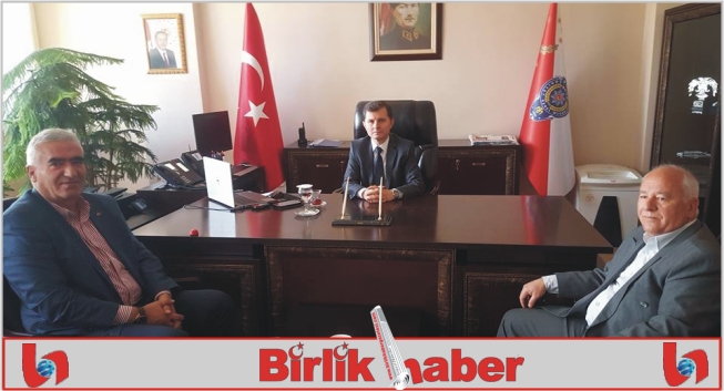 MHP Aksaray İl Başkanı ve MHP Merkez İlçe Başkanı’ndan Emniyet Müdürü’ne ziyaret