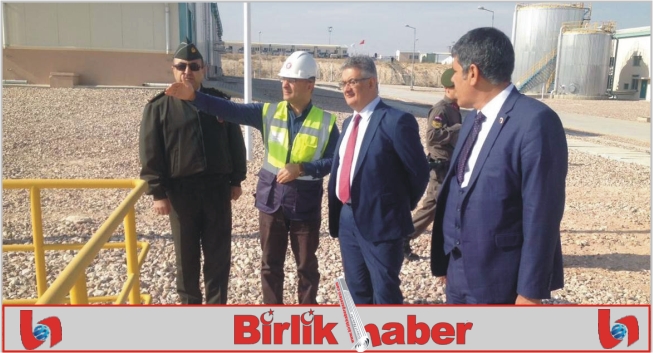 Vali Pekmez, Tuz Gölü Doğalgaz Depolama tesislerini ziyaret etti
