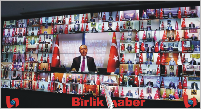Cumhurbaşkanı Erdoğan, Aksaray valisiyle telekonferansla görüştü