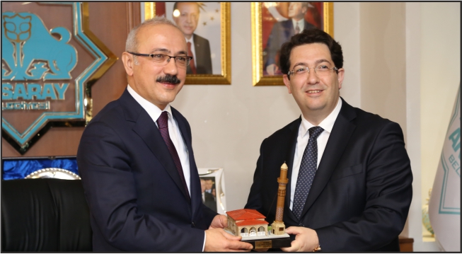 Bakan Elvan Başkan Yazgı’yı Ziyaret Etti