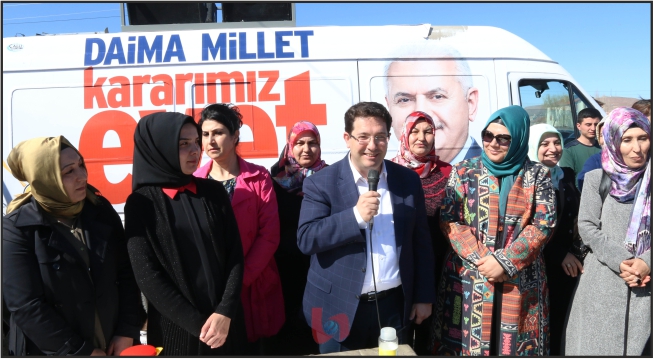 Başkan Yazgı, Hürriyet Mahallesinden ‘EVET’ Sözü Aldı