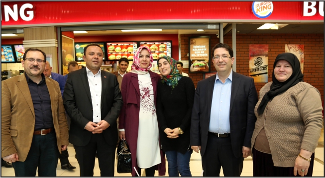 Başkan Yazgı ve Ak Parti Heyetinden AVM Esnaflarına Ziyaret