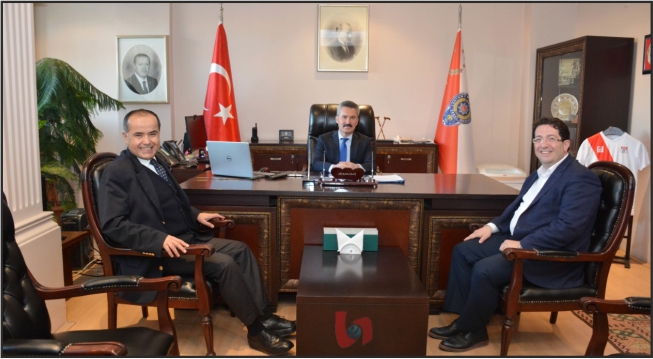 Emniyet Müdürü Ali Karabağ’a Ziyaret
