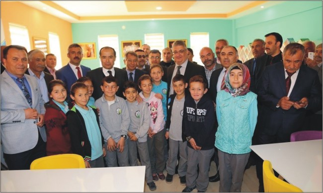 Altınkaya Köyüne Kütüphane açıldı