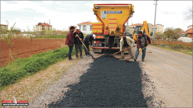 Bozulan Yollarda Bakım ve Onarım Yapılıyor
