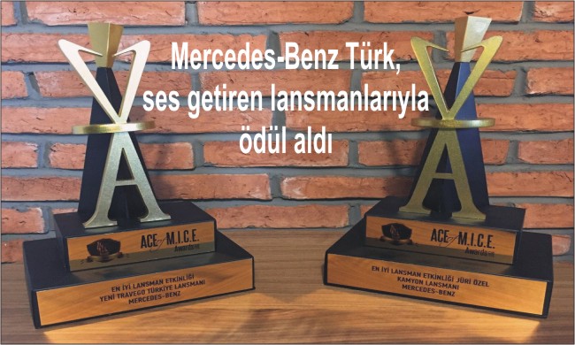 Mercedes-Benz Türk, ses getiren lansmanlarıyla ödül aldı