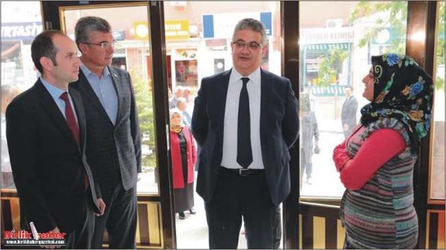 Vali Pekmez Gülağaç İlçesinde incelemelerde bulundu