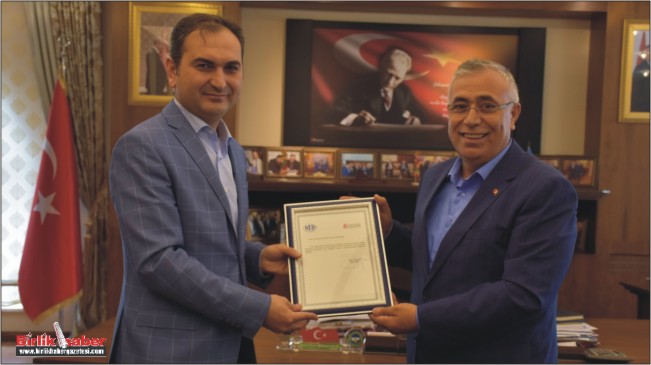 Maliye Bakanlığından Özkök’e Teşekkür Belgesi