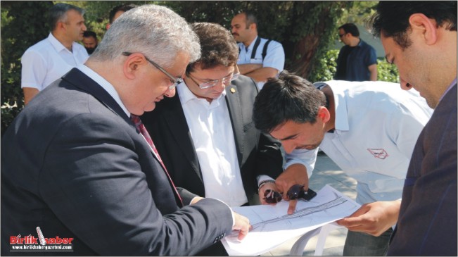 Vali ve Başkan Alt Gecit Projesi İnşaat Sahasında İncelemelerde Bulundu