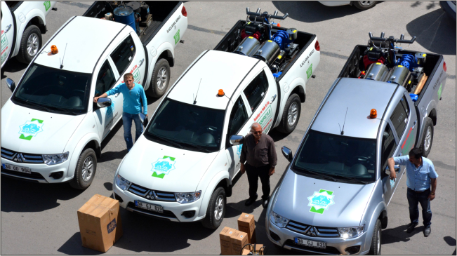 48 Mahallede İlaçlama Çalışmaları Sürüyor