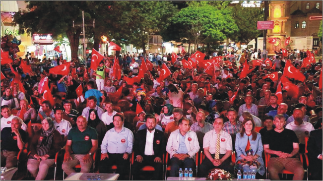 Aksaray’da 15 Temmuz şehit yakınları ve gazilerle buluşma programı yapıldı