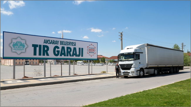 Tır Garajı Hizmet Vermeye Başladı