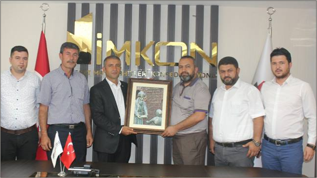 AKMÜB Konfederasyon başkanını ziyaret etti