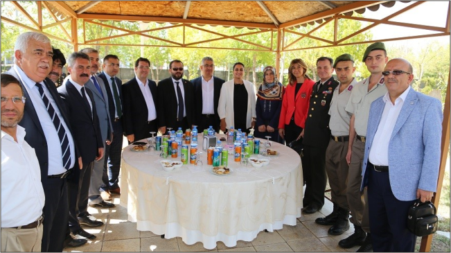 Aksaray Valiliği tarafından bayramlaşma töreni düzenlendi