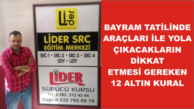 Bayram Tatiline Yola Çıkacaklar Dikkat