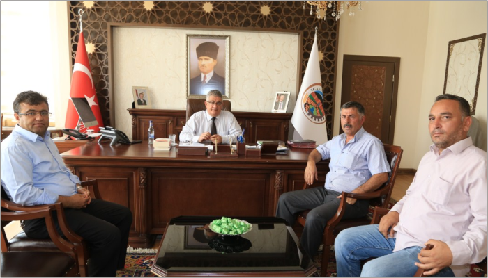 Vali Aykut Pekmez’e ziyaretler devam ediyor