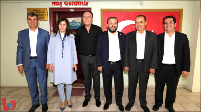 AK Parti Heyeti, Şehit Aileleri Derneğini ziyaret etti