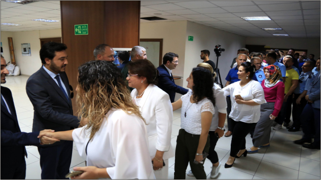 Başkan Yazgı Belediye Personeli İle Bayramlaştı