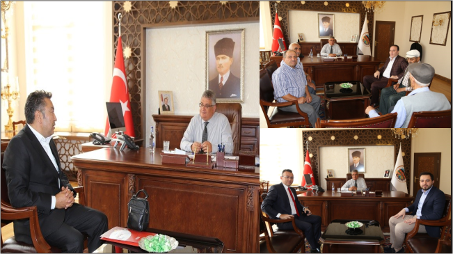 Vali Aykut Pekmez’e ziyaretler devam ediyor