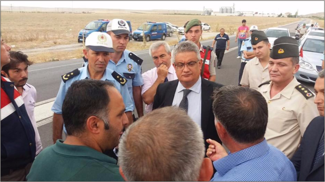 Vali Pekmez Aksaray-Adana karayolunda incelemelerde bulundu