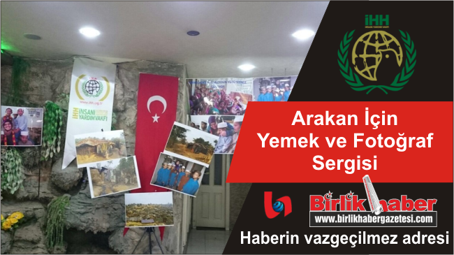 Arakan İçin Yemek ve Fotoğraf Sergisi