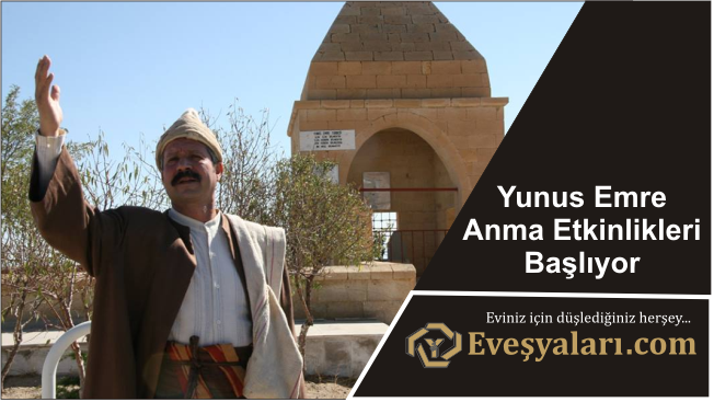 Yunus Emre Anma Etkinlikleri Başlıyor