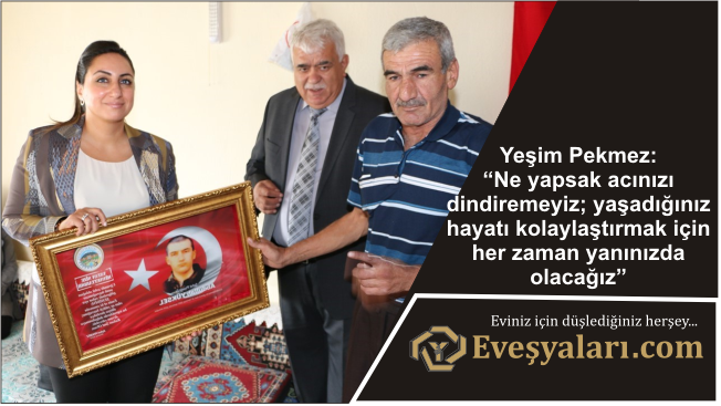 Şehit aileleri ve gazilere ziyaret