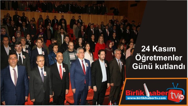 24 Kasım Öğretmenler Günü kutlandı