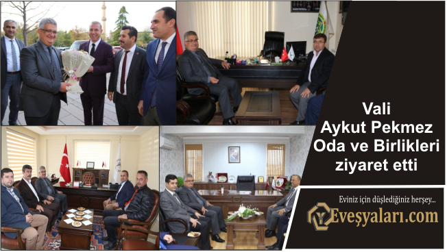 Vali Aykut Pekmez Oda ve Birlikleri ziyaret etti