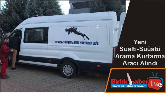 Yeni Sualtı-Suüstü Arama Kurtarma Aracı Alındı