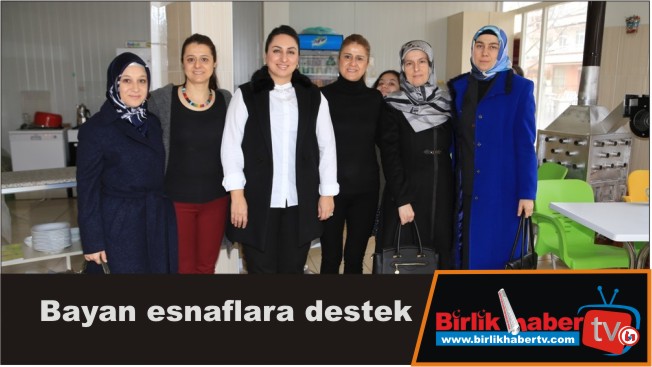 Bayan esnaflara destek