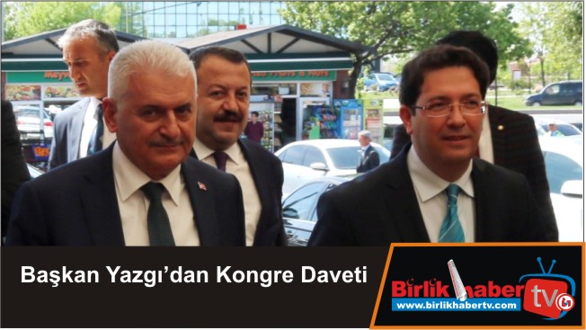 Başkan Yazgı’dan Kongre Daveti