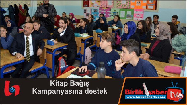 Kitap Bağış Kampanyasına destek